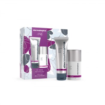 Deeply Nourishing Duo - 3QT Angle - with products  - Dermalogica x Marleigh Culver - YEP21